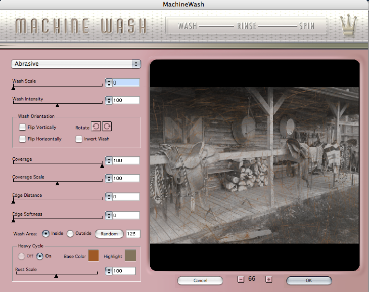 photoshop editing process ranch cowboy western theme photo machine wash deluxe